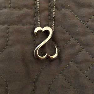 Open Hearts Necklace Sterling Silver